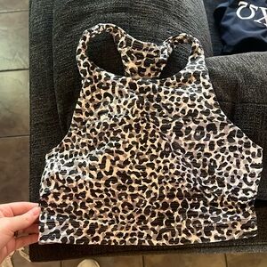 OV Leopard Crop Tank